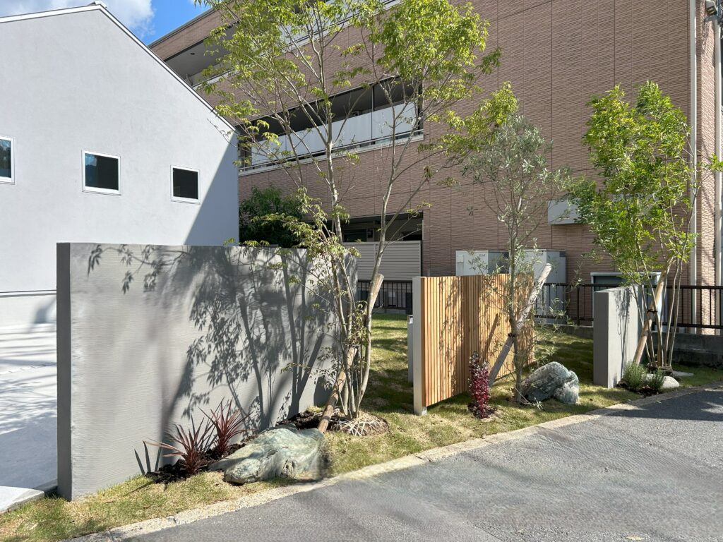 奈良県生駒市：生駒モデルハウス様　新築外構工事