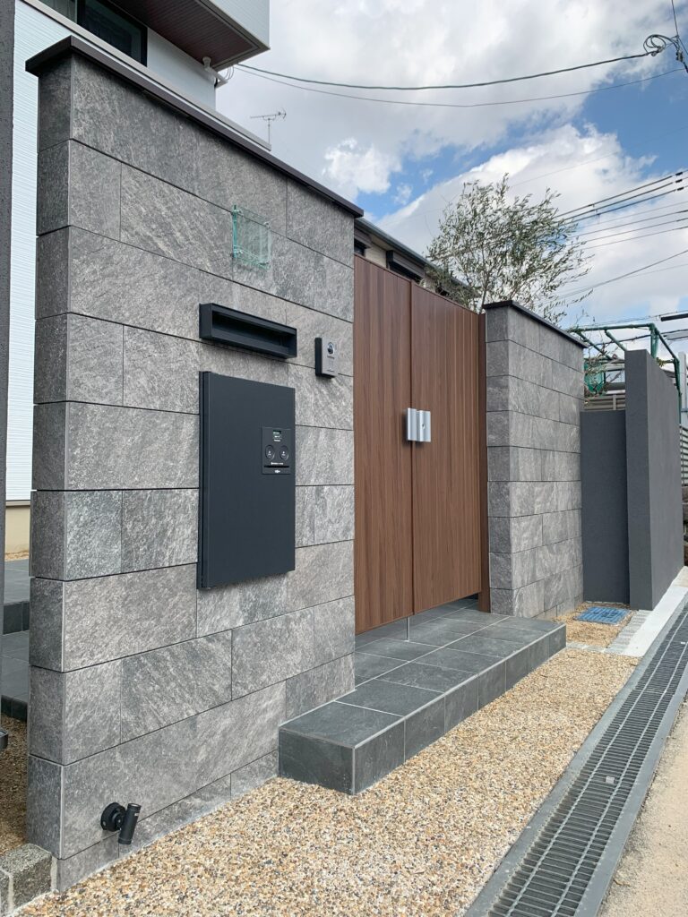 奈良県生駒郡斑鳩町K様邸　新築外構工事