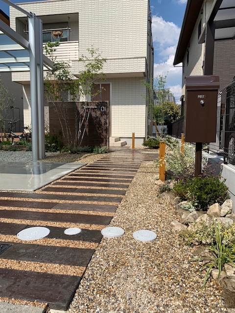 大阪府羽曳野市Ｔ様邸　新築外構工事