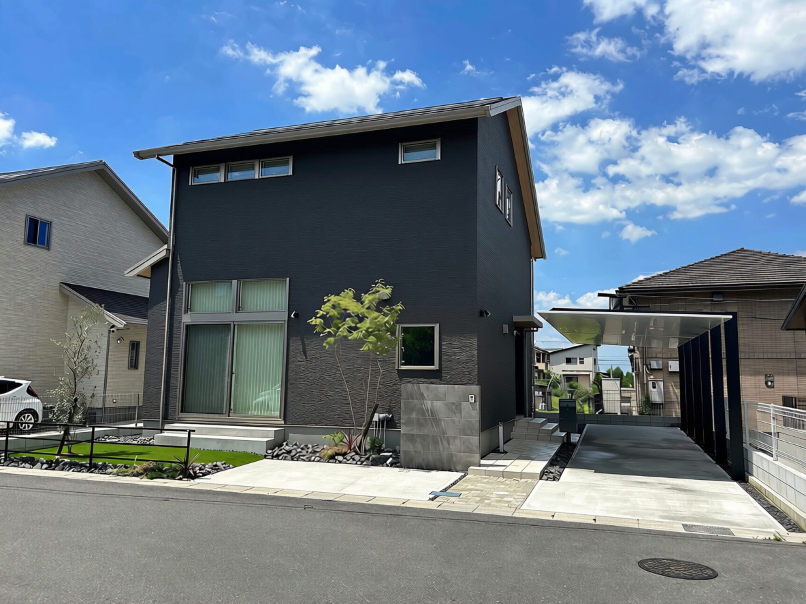施工事例（奈良県橿原市内膳町Ｋ様邸　新築外構工事）をUPしました♪